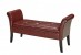 BENCH W. STORAGE RED
